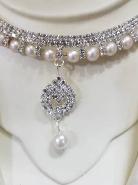 Silver Crystal Rhinestone Girls Jewellery