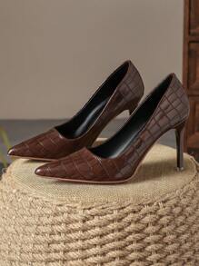 3.5 Inch Thin Heel Pumps