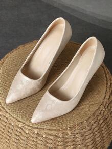 3.5 Inch Thin Heel Pumps