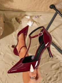 Open-Toe Pointed  High Heel