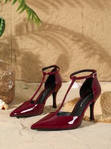 Open-Toe Pointed  High Heel