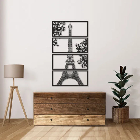5 Frames Tree Wooden Wall Decor