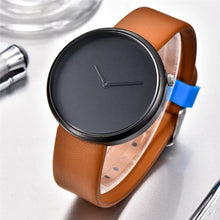 Tomi Brand Slim Luxury Leather Strap Wrist Watch