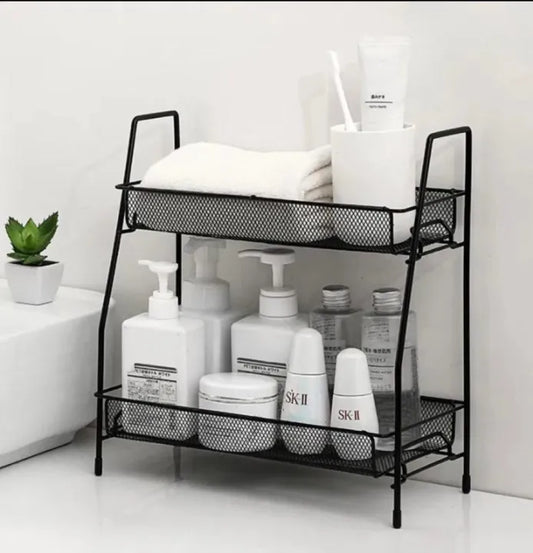 Spice Rack For Countertop 2 tier shelf