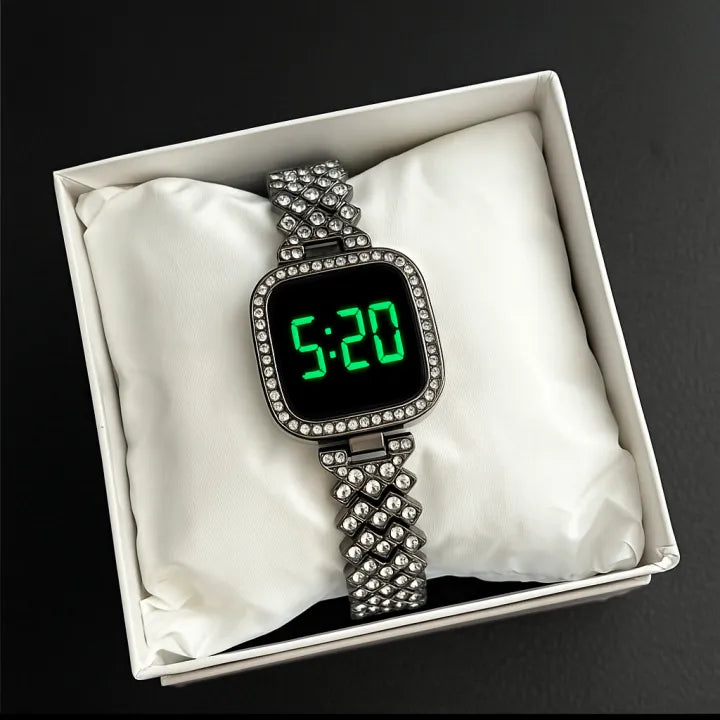 Diamond Touch Screen LED Watch