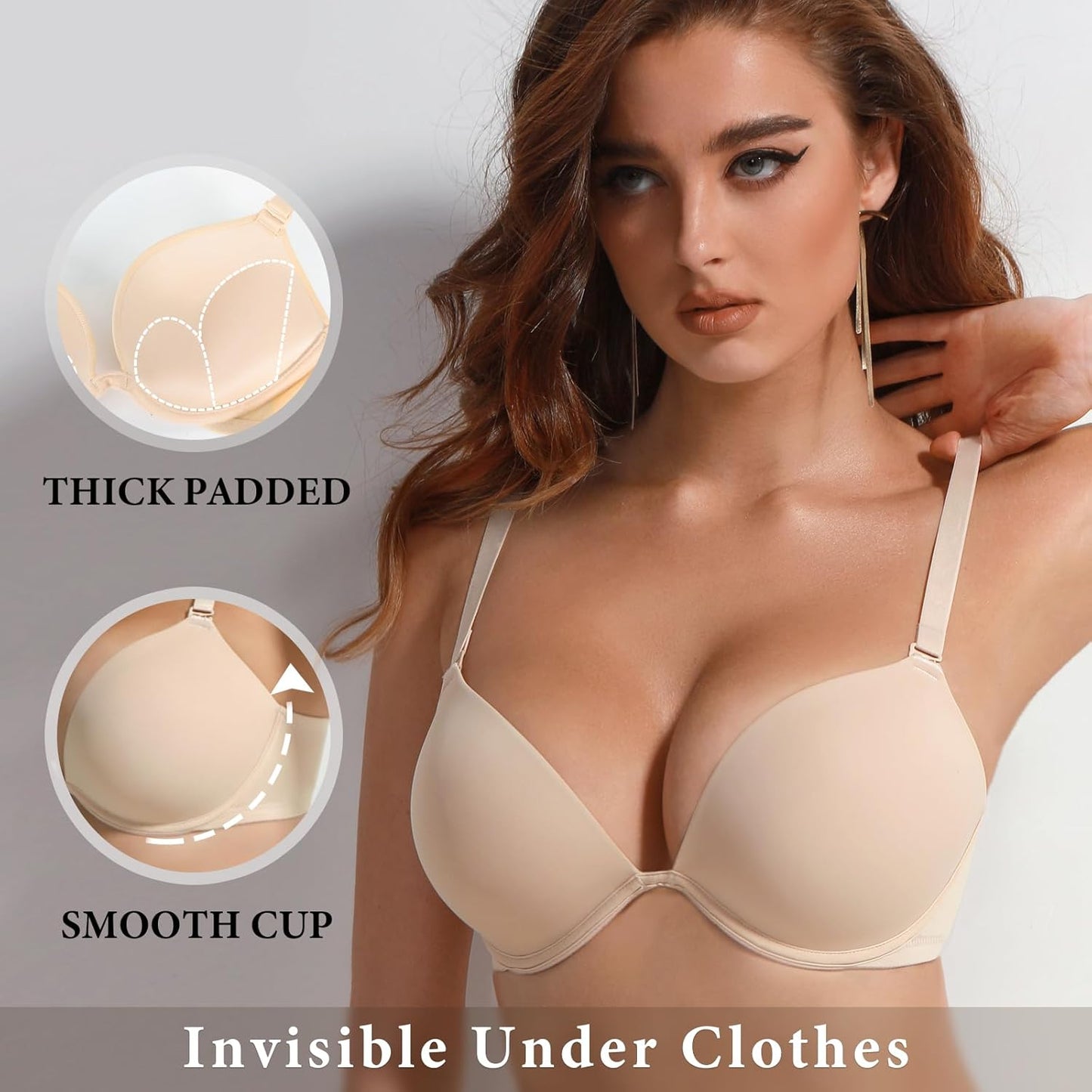 Women's Seamless Push-Up Bra