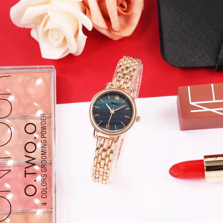 Rose Gold Women Wrist Watch