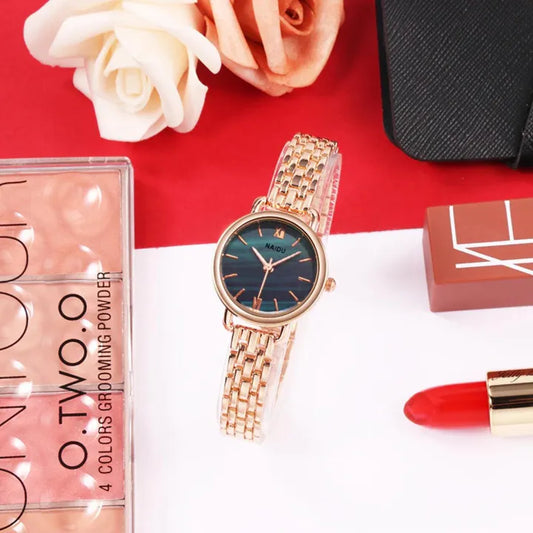 Rose Gold Women Wrist Watch