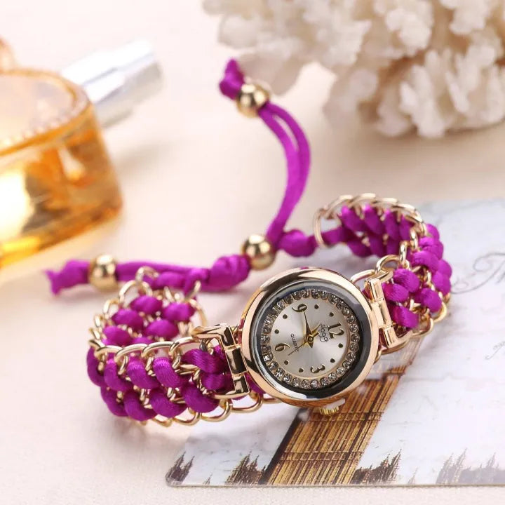 Braided Bracelet Watch