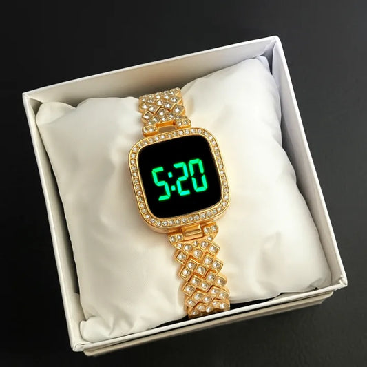 Diamond Touch Screen LED Watch