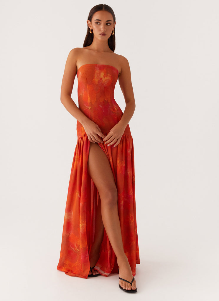 Strapless Maxi Dress