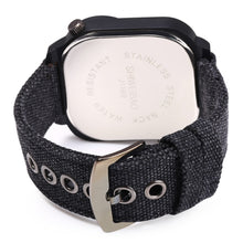 Military Compass Canvas Watch