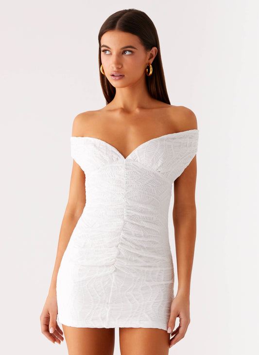 Off Shoulder Mini Dress