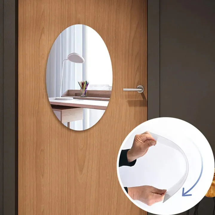 Self-Adhesive Flexible Mirror Wall Stickers