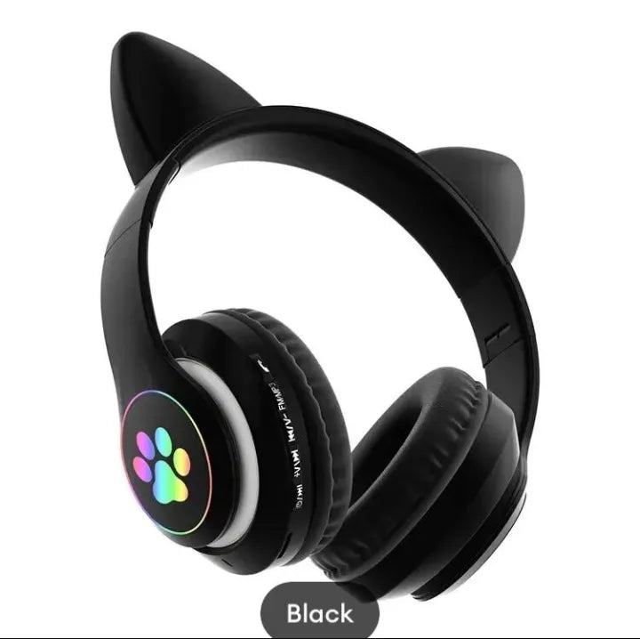 New Wireless Girls Cat Headphone
