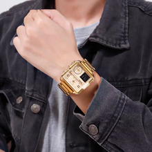 Stainless Steel Triple Time Watch